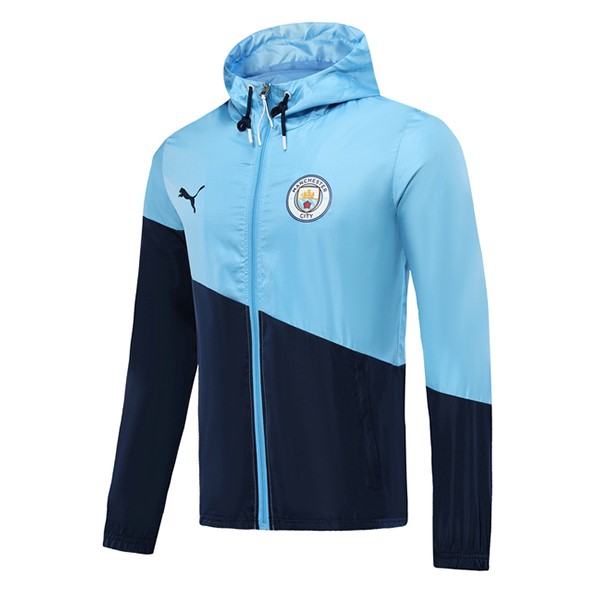 Windjacke Manchester City 2019-20 Blau Licht Fussballtrikots Günstig